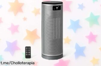 Calefactor eléctrico cerámico Amazon Basics con oscilación 70°: ¡aprovecha el súper chollo y calienta tu espacio rápido antes de que se acabe!