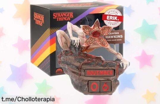 Calendario Adviento Stranger Things con figura Demogorgon hecho a mano, diseño original y rebajado ¡no dejes pasar este super chollo que hará brillar tus días!