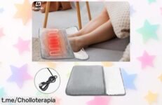 Calentador de pies USB con felpa suave: ¡aprovecha este super chollo a precio rebajado y siente el calor en tus pies antes que sea tarde!