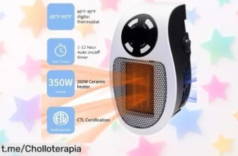 Calentador eléctrico portátil que derrite el frío con caída de precio impresionantes, siente el calor envolvente y disfruta ¡aprovéchalo antes de que se acaben!