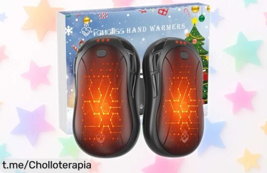 Calentadores de manos recargables que calienten tus días: ¡con precio rebajado, aprovecha este super chollo y no dejes que el frío te gane!