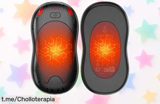 Calienta manos recargables pack 2 que te brindan hasta 9 horas de calor: aprovecha este super chollo y disfruta un invierno cálido y pleno de sonrisas.