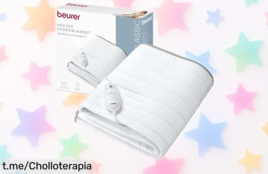 Calientacamas eléctrico Beurer: Disfruta de noches calentitas y tranquilas a un precio rebajado, ¡no te pierdas este súper chollo que calienta tu hogar!