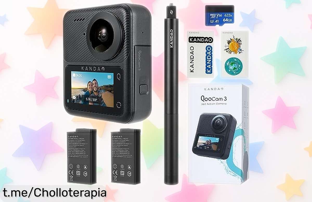 Cámara 360 con fotos de 62MP y video 5.7K, a precio rebajado de forma brutal; no pierdas la oportunidad de capturar momentos inolvidables ¡Hazla tuya antes que se agote!