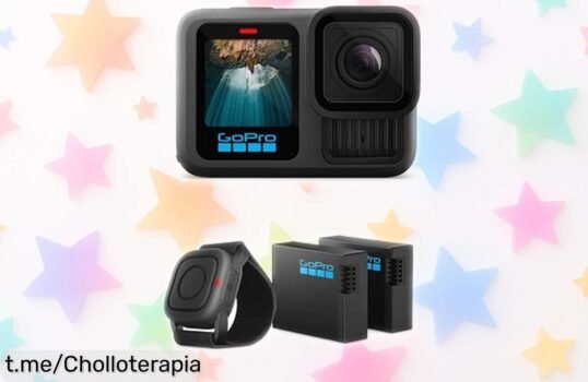 Cámara de acción resistente con vídeo 5,3K y mando sumergible a precio rebajado; ¡aprovecha este chollo y captura tus aventuras épicas ya!