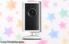 Cámara de seguridad Ring interior Plus 2K con visión nocturna a color, ¡ofertón increíble para mantener tu hogar seguro y disfrutar de cada detalle antes que se acabe!