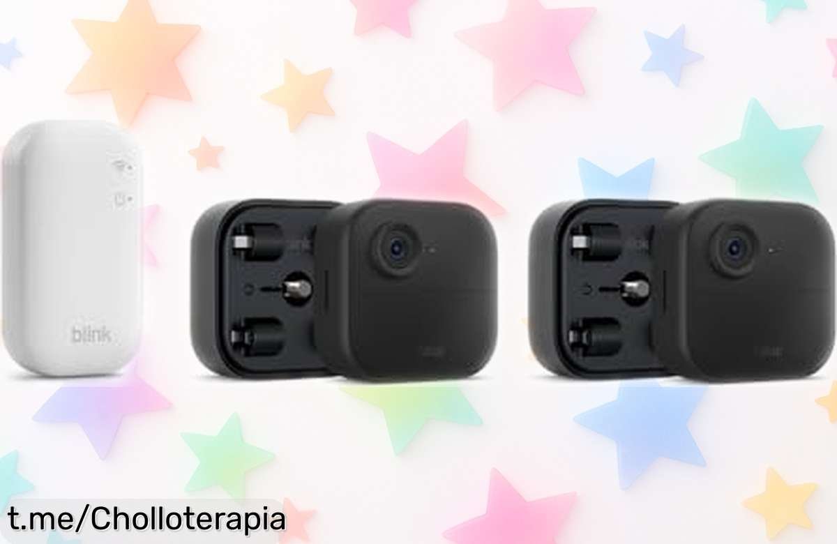 Cámara de seguridad exterior Blink Outdoor con 4 años de batería a precio rebajado, cuida tu hogar fácil y sin cables. ¡No te quedes sin la tuya, protege lo que más amas!