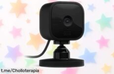 Cámara de seguridad inteligente Blink Mini en HD, ¡rebaja loca que no puedes dejar pasar! Protege a los tuyos y mantén un ojo donde estés. ¡No te quedes sin la tuya, date prisa!