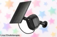 Cámara de vigilancia WiFi solar Woox con visión nocturna y alarma; ¡aprovecha el precio rebajado y cuida tu hogar como lo merece, corre antes de que se acaben!