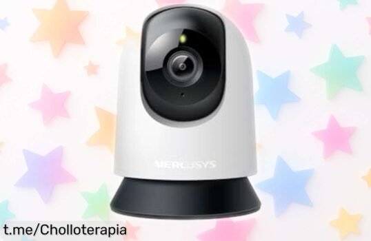 Cámara de vigilancia interior Mercusys con visión nocturna y audio bidireccional a precio rebajado, ¡disfruta la tranquilidad de cuidar a los tuyos antes que se agoten!