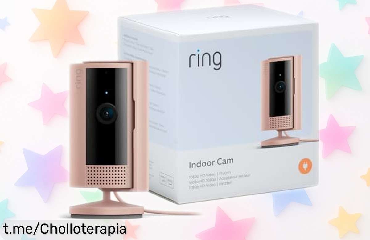 Cámara de vigilancia wifi Ring para mascotas con vídeo HD 1080p a precio rebajado, ¡no pierdas esta oportunidad única de cuidar a tus peludos desde cualquier lugar!