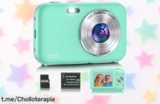 Cámara digital compacta de 44MP y zoom 16X al precio más loco del mercado, hazte con ella y captura tus mejores momentos antes de que vuelen las unidades.