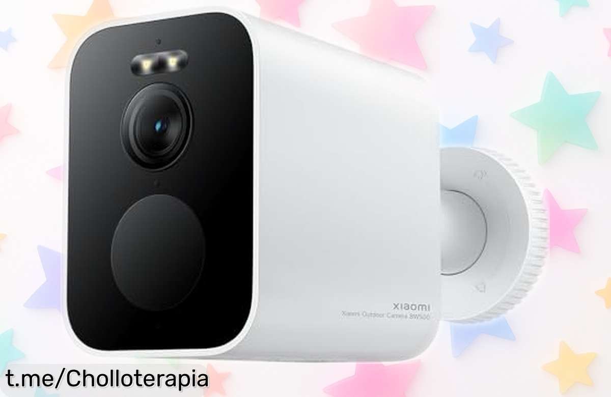 Cámara exterior Xiaomi con visión nocturna color y batería de 6 meses, ahora a precio rebajado ¡Aprovecha este ofertón que protege lo que más amas!
