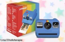 Cámara instantánea Polaroid Go azul, fotos nítidas y selfies perfectos a precio rebajado: ¡no dejes escapar este super chollo para inmortalizar sonrisas hoy mismo!
