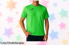 Camiseta Joma Combi verde flúor para hombre, ¡nueva y rebajada! No dejes pasar la oportunidad de moverte con energía máxima, apúntate antes que se agoten.