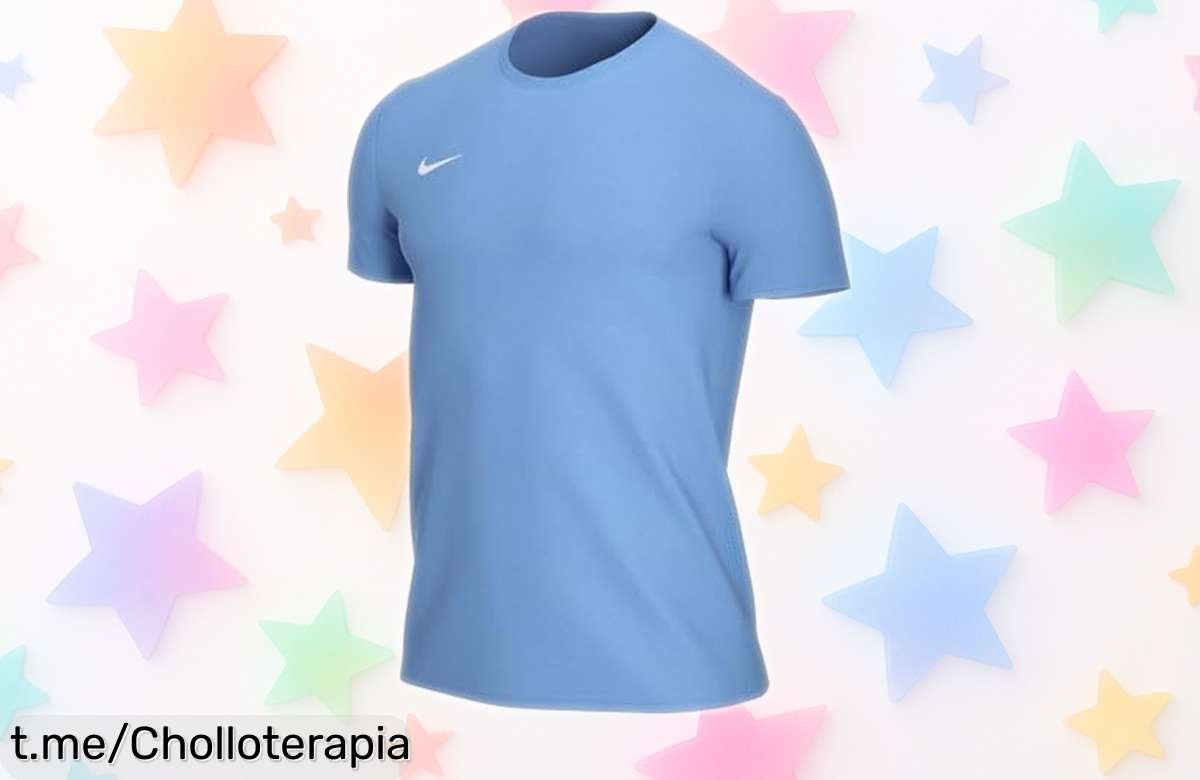 Camiseta Nike para hombre azul, ¡rebajada y a un precio loco! Mantén tu piel fresca y seca mientras disfrutas de un estilo único. Apresúrate, las unidades vuelan y no querrás quedarte sin la tuya.