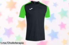 Camiseta deportiva Joma para hombre, ligera y sin mal olor: ¡super chollo con precio rebajado que te hará sentir imparable! Aprovecha antes de quedarte sin la tuya.