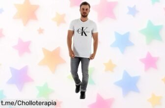 Camiseta slim fit Calvin Klein para hombre en blanco, caída de precio brutal y super chollo limitado: consigue tu estilo increíble antes que se agoten.