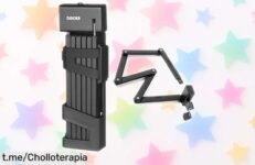 Candado plegable DINOKA súper resistente y seguro a precio muy bajo por tiempo limitado, protege lo que más quieres con este ofertón master del día ¡Consíguelo ya!