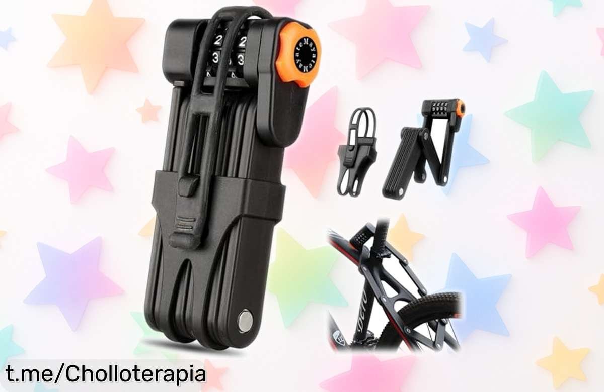 Candado plegable Loopalock para bicicleta, súper seguro y ligero, ¡ahora rebajado! Protege lo que más quieres con este super chollo antes de que desaparezca.