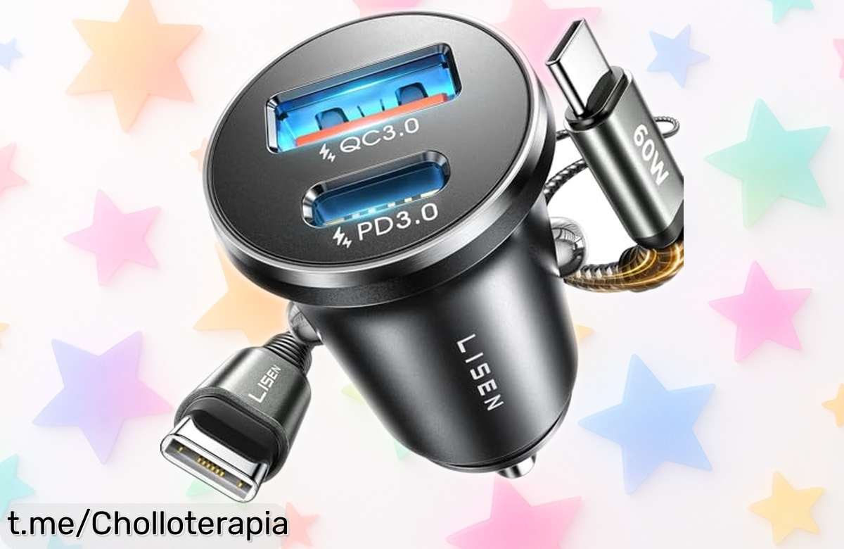 Cargador rápido para coche USB C 69W: chollo imperdible con descuento brutal, ¡no te quedes sin energía y viaja siempre conectado! ¡Aprovecha antes de que se agote!