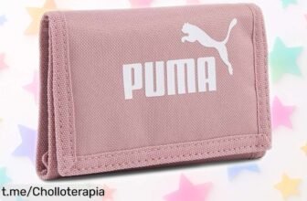 Cartera PUMA con cierre seguro y bolsillo para monedas, ¡ahora al mejor precio! Organiza tu dinero sin líos y siente la tranquilidad que mereces antes de que se acabe esta oferta.