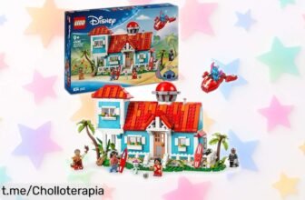 Casa y nave espacial de Lilo y Stitch LEGO con 6 habitaciones, ¡el super chollo que hará brillar la imaginación de tus peques! Date prisa, disfruta nuestra oferta limitada ya.