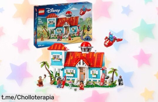 Casa y nave espacial de Lilo y Stitch LEGO con 6 habitaciones, ¡el super chollo que hará brillar la imaginación de tus peques! Date prisa, disfruta nuestra oferta limitada ya.