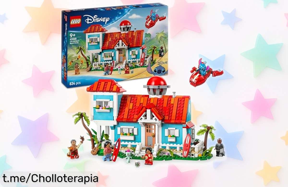 Casa y nave espacial de Lilo y Stitch LEGO con 6 habitaciones, ¡el super chollo que hará brillar la imaginación de tus peques! Date prisa, disfruta nuestra oferta limitada ya.