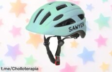 Casco infantil ajustable Sawyer Bikes, ¡precio rebajado! Protege a los peques mientras disfrutan en bici. Corre que vuelan, no dejes pasar este super chollo lleno de diversión.