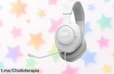 Cascos gaming JBL Quantum 100M2 con sonido envolvente brutal a un precio rebajado, una oportunidad única para triunfar en tus partidas ¡Consigue los tuyos y domina el juego ya!