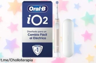 Cepillo eléctrico OralB iO 2 rosa con sensor de presión a un precio increíble, tu sonrisa y encías lo agradecerán. ¡No esperes más y aprovecha esta oferta única antes que desaparezca!