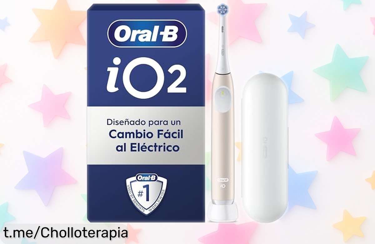 Cepillo eléctrico OralB iO 2 rosa con sensor de presión a un precio increíble, tu sonrisa y encías lo agradecerán. ¡No esperes más y aprovecha esta oferta única antes que desaparezca!