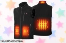 Chaleco térmico calefactable KEMIMOTO con ajuste personalizado a un precio rebajado que no podrás ignorar; siente el calor de tus aventuras ¡no te quedes sin él!