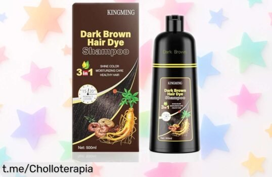 Champú negro 3 en 1 para cabellos grises que renueva tu color y fortalece tu pelo, ¡precio rebajado inigualable! No dejes escapar esta oportunidad única de lucir espectacular.