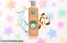 Champú para perros Menforsan con aceite de macadamia: pelo brillante y nudos que desaparecen. ¡Súper chollo que hará feliz a tu peludo, precios rebajados por tiempo limitado!