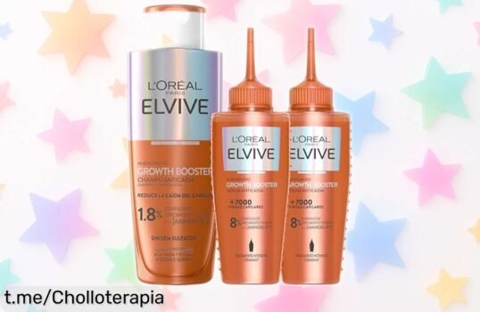 Champú y serum anticaída L'Oréal Elvive, cabello más fuerte en 6 semanas a un precio rebajado que te encantará ¡No dejes pasar este super chollo para tu pelo!