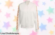 Chándal Adidas para mujer de tela resistente y cierre rápido a precio rebajado, ¡aprovéchalo y transforma tus días con estilo antes de que se acabe!