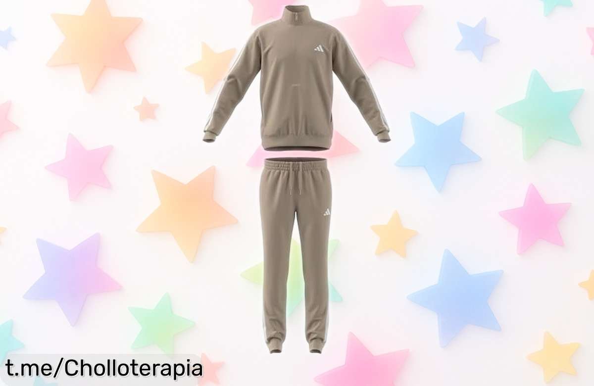 Chándal adidas para hombre con estilo clásico y detalles únicos a precio loco, ¡no te quedes sin el tuyo! Corre antes de que se agoten y luce un look ganador.