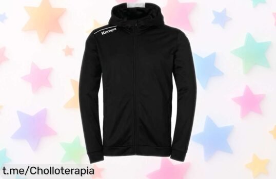 Chaqueta con capucha Kempa, caída de precio brutal y diseño único que te hará destacar; ¡apróvecha este super chollo antes de que se agoten!