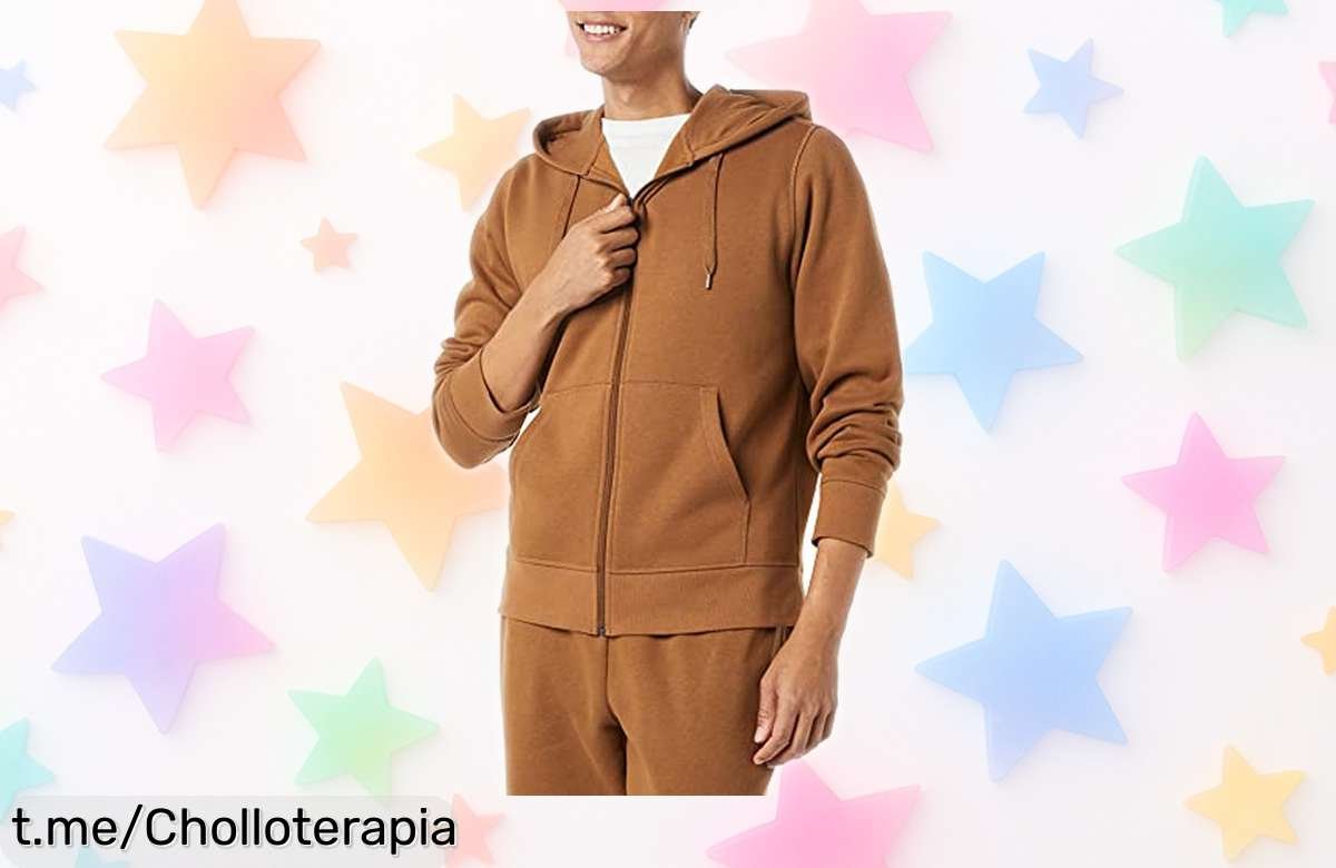 Chaqueta de felpa Amazon Essentials para hombre, chollo impresionante que no podrás dejar pasar: dale un giro a tu estilo y atrapa las miradas antes de que se acabe. ¡Aprovecha ya!