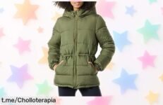 Chaqueta de invierno acolchada Amazon Essentials para mujer a precio rebajado, un super chollo que te hará lucir increíble y mantener el calor. ¡Aprovecha antes de que desaparezca!