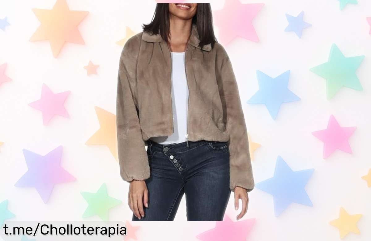 Chaqueta de piel sintética Only Onldana Life, ligera y calentita a un precio rebajado que no verás otra vez; ¡aprovecha esta oportunidad y siente el calor sin agobios!