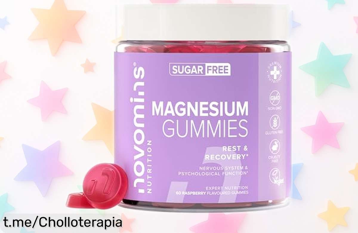 Citrato de magnesio en gominolas Novomins: energía para tu cuerpo y mente a un precio rebajado que no se ve a menudo, ¡no te lo pierdas y date prisa antes que vuelen!