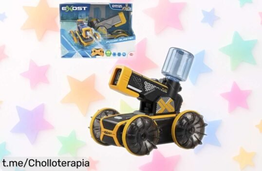 Coche acuático Bizak Exost Phyton Blaster a precio rebajado, dispara hasta 5 metros y asegura la diversión en tierra o agua. ¡No lo dejes escapar, que se agotan!