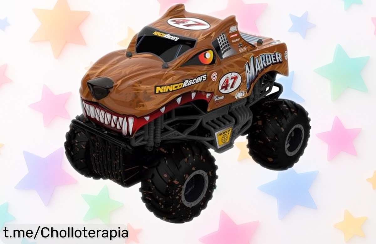 Coche teledirigido Ninco Marder con diseño animal: un super chollo de emoción que vuela, ¡hazlo tuyo ya antes de que se agote!