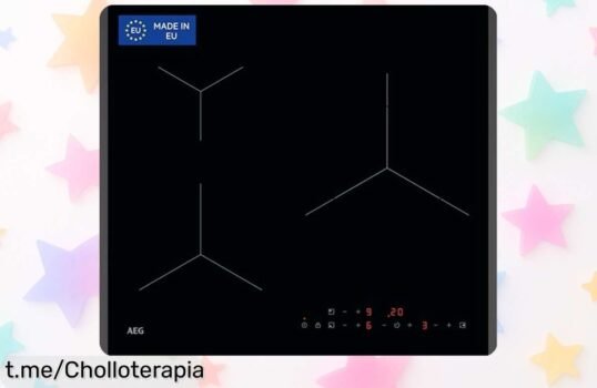Cocinando con estilo: Placa de inducción AEG que se apaga sola y ahora a un precio rebajado, ¡no dejes pasar este ofertón y disfruta al máximo en tu cocina!