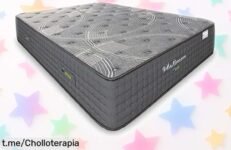 Colchón gran confort Matnature con muelles ensacados y viscoelástica a precio loco: ¡duerme fresquito y sin ruidos, aprovecha este super chollo que están volando!