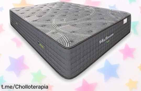 Colchón gran confort Matnature con muelles ensacados y viscoelástica a precio loco: ¡duerme fresquito y sin ruidos, aprovecha este super chollo que están volando!