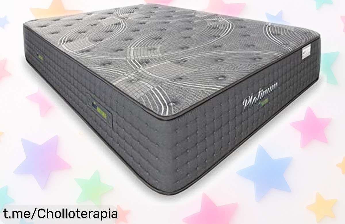 Colchón gran confort Matnature con muelles ensacados y viscoelástica a precio loco: ¡duerme fresquito y sin ruidos, aprovecha este super chollo que están volando!